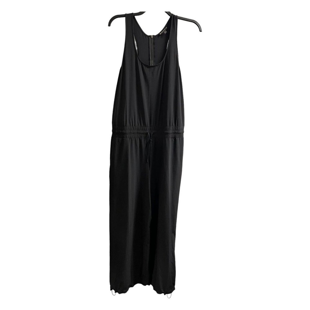 Athleta Black Sleeveless Jumpsuit